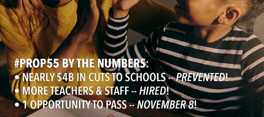 Yes on Prop 55 Yes on Prop 55 Image of facts
