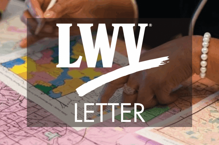 Letter (image of redistricting)