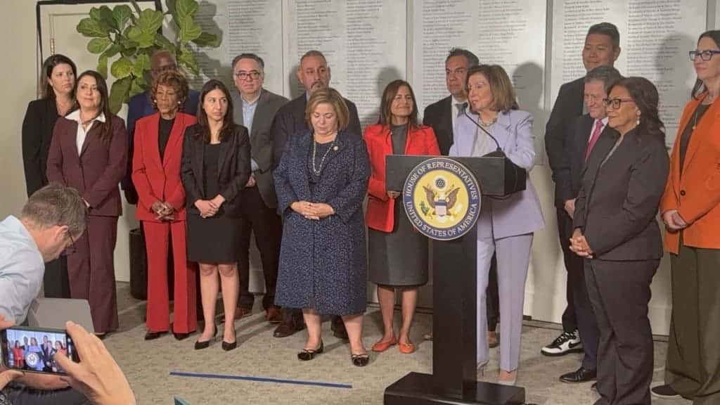 Post hearing press conference