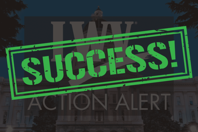 Legislation Passed! Success!