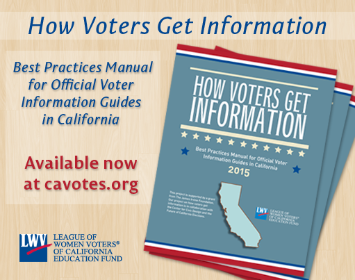 Best Practices for Official Voter Information Guides in California (x)